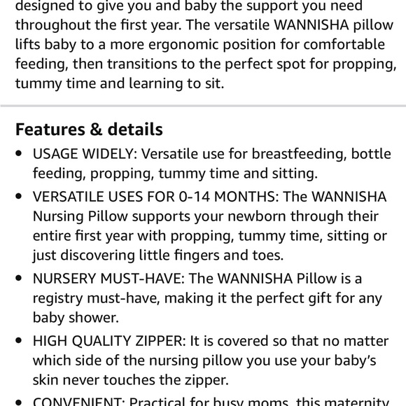 Wannisha nursing pillow - Picture 14 of 15